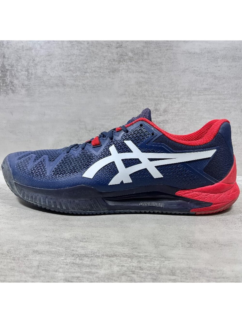 Asics Gel Resolution 8 Clay Tennis Shoes - Men's Size 11 - Blue